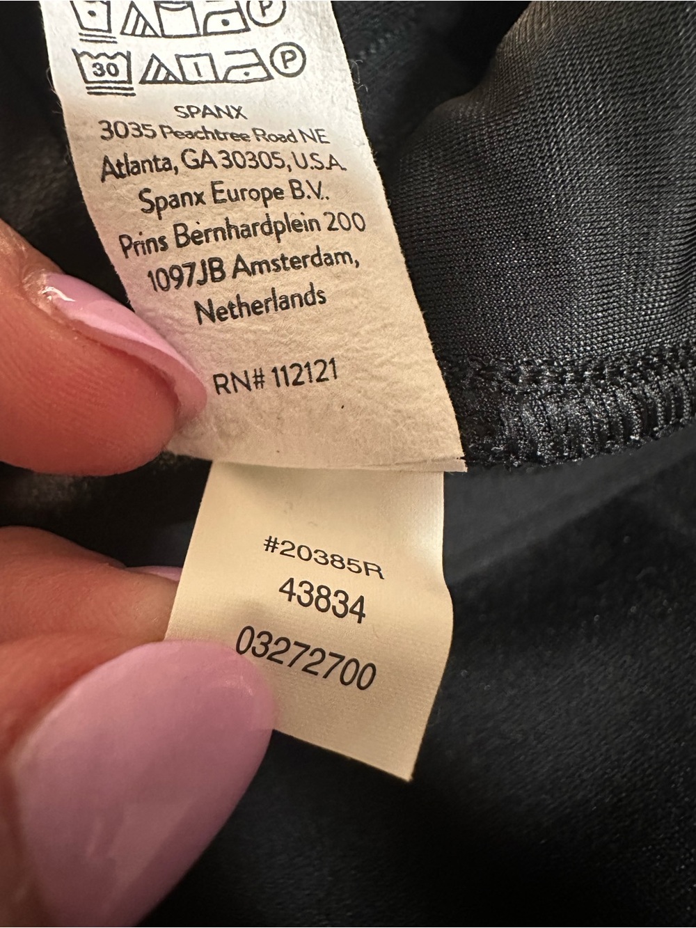 SPANXsupersmooth™ PerfectFit Ponte Wide Leg Pant black style 20385R size XL - Picture 5 of 10